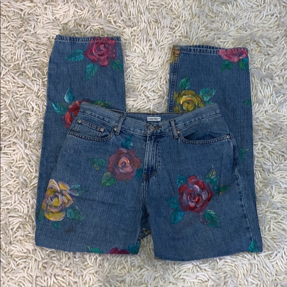 Hand Painted Jeans